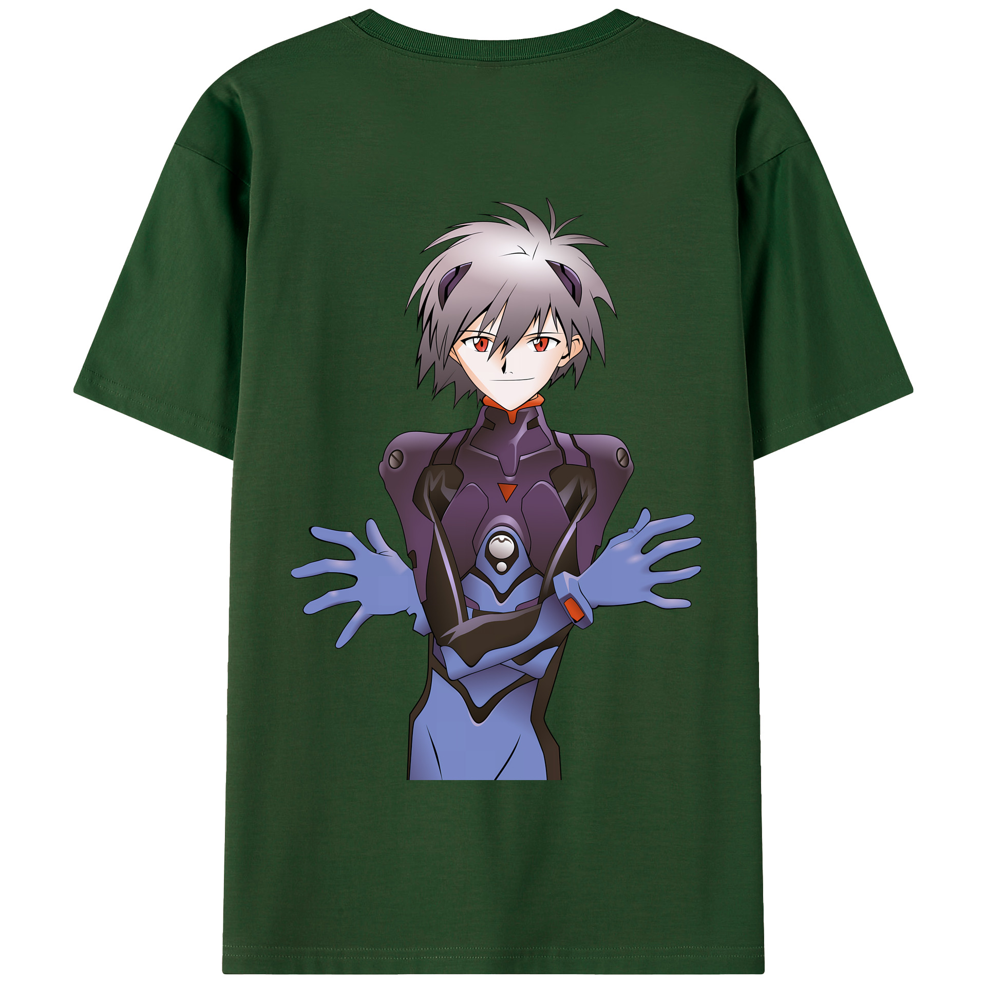 （画像用） EVA 新世紀エヴァンゲリオン 綿100％半袖Tシャツ（背面プリント）
